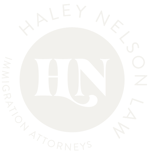 HaleyNelson Law Circle Logo Sand